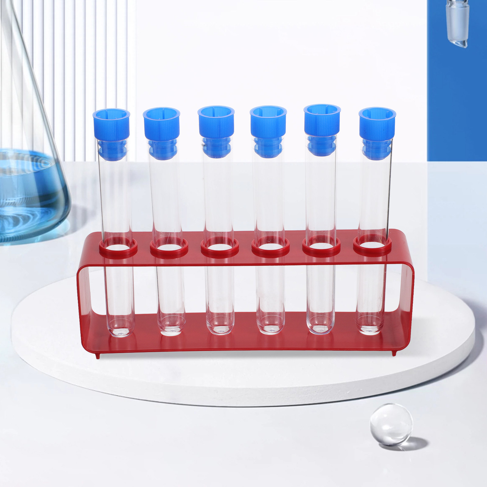 Chemistry Set Beginner - 1Set Science Test Tubes Clear Plastic