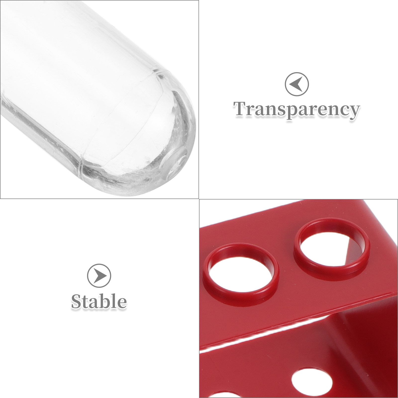 1Set Science Test Tubes Clear  - Chemistry Set Beginner 评论和价格