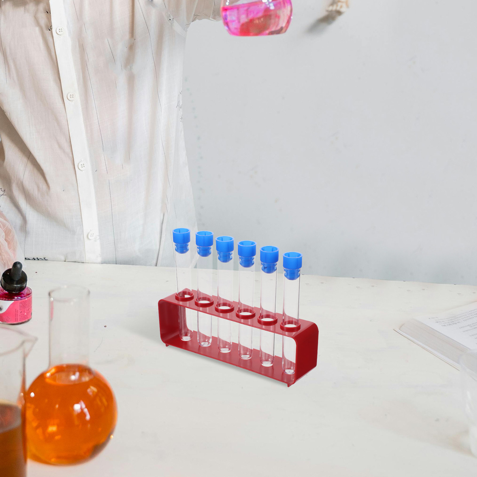 1Set Science Test Tubes Clear  - Chemistry Set Beginner 评论和价格