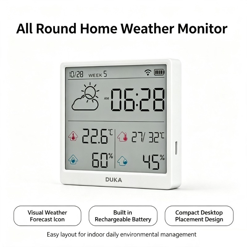 DUKA TH3 Wifi Smart Temperatur - Weather Station Indoor 评论和价格