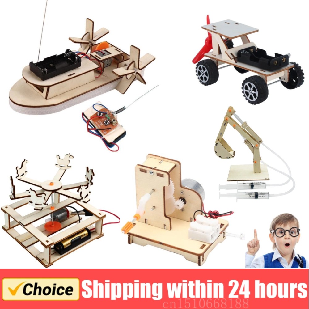 DIY Boat Model Science Toys Ki - Science Diy Model 评论和价格