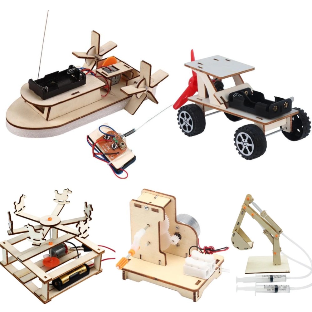 DIY Boat Model Science Toys Ki - Science Diy Model 评论和价格