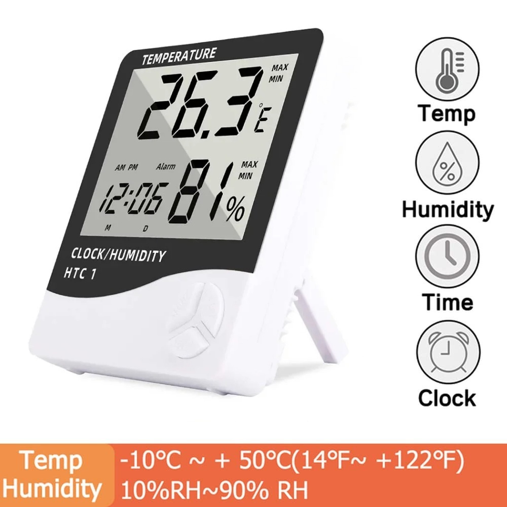 Multifunction LED Digital Ther - Weather Station Indoor 评论和价格